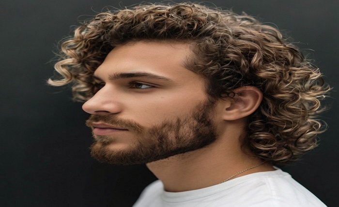 curly hair styles men