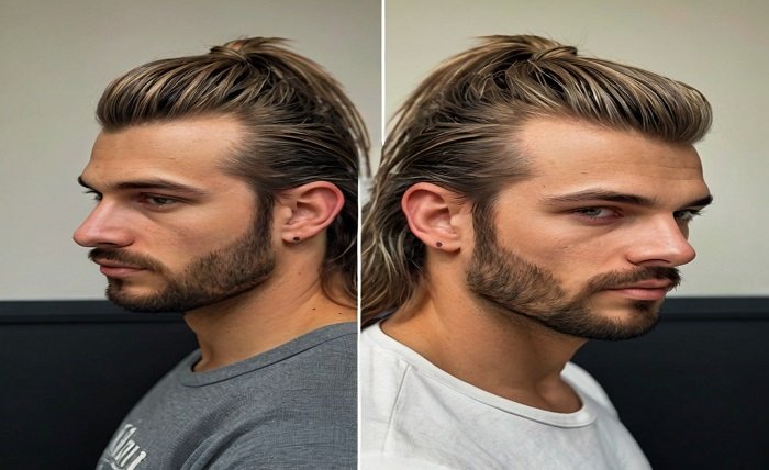 mens modern mullet