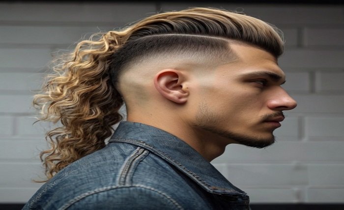 modern mullet fade