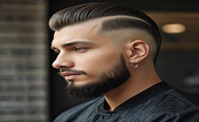 modern mullet fade