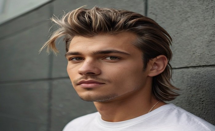 short modern mullet