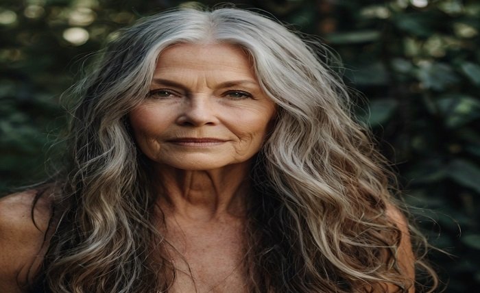 long hair styles for women over 50