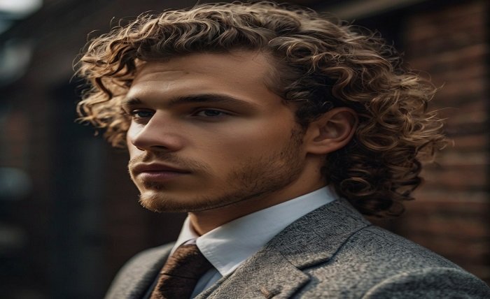 curly hair styles for men