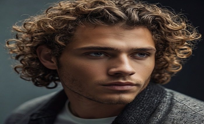 curly hair styles for men