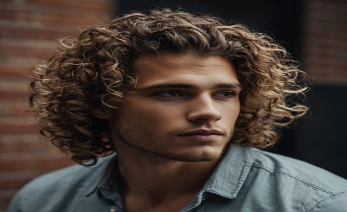 curly hair styles for men