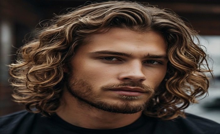 wavy hair styles men