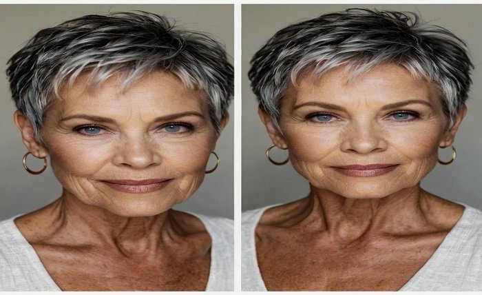 short hair styles for older women