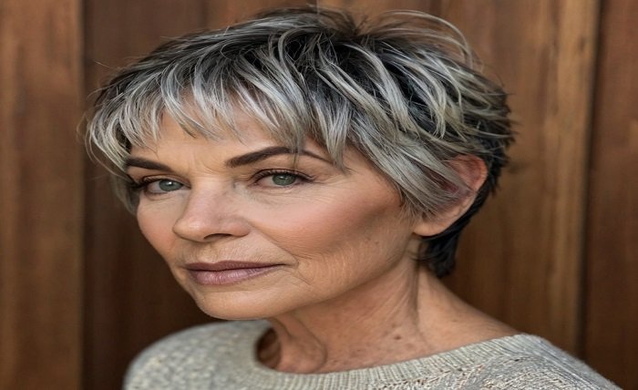 short hair styles for older women