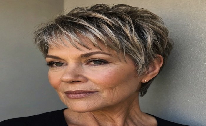 short hair styles for older women