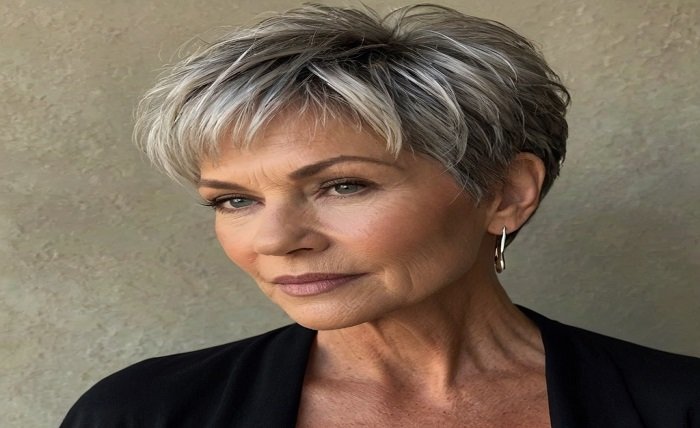 short hair styles for older women