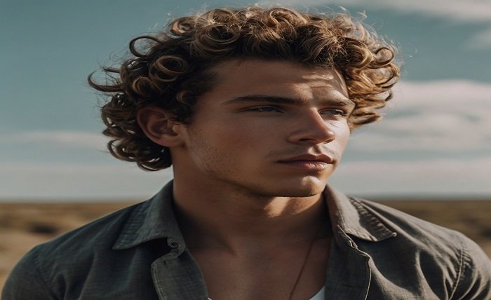 mens curly hair styles